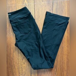 Workout Easytone Reebok Women's Black Small Youth Medium boot cut leggings